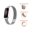 Strap-it® Strap-it Fitbit Luxe Milanese Armband (Silber) Strap-it® Strap-it Fitbit Luxe Milanese Armband (Silber)