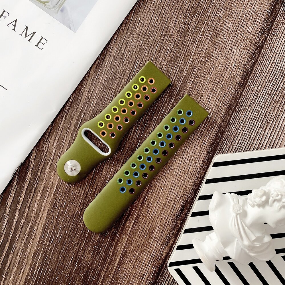Strap-it® Strap-it Fossil Gen 5 Sportarmband (Armeegrün bunt) Strap-it® Strap-it Fossil Gen 5 Sportarmband (Armeegrün bunt)