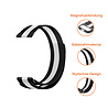 Strap-it® Strap-it Samsung Galaxy Watch 4 - 40mm Milanese Armband (Schwarz/Weiß) Strap-it® Strap-it Samsung Galaxy Watch 4 - 40mm Milanese Armband (Schwarz/Weiß)