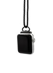 Strap-it Apple Watch Kette mit Herz (Schwarz)