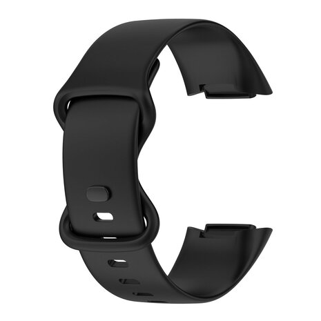 Strap-it® Strap-it Fitbit Charge 6 Silikon Armband (Schwarz) Strap-it® Strap-it Fitbit Charge 6 Silikon Armband (Schwarz)