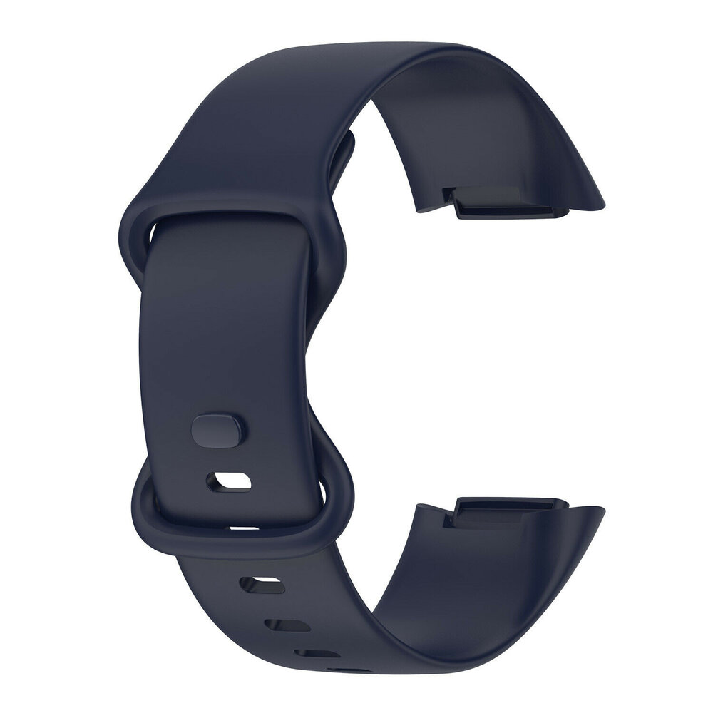 Strap-it® Strap-it Fitbit Charge 6 Silikon Armband (Dunkelblau) Strap-it® Strap-it Fitbit Charge 6 Silikon Armband (Dunkelblau)
