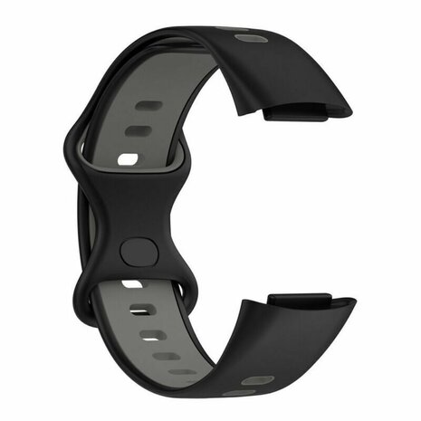 Strap-it® Strap-it Fitbit Charge 6 Sport Armband (Schwarz/Grau) Strap-it® Strap-it Fitbit Charge 6 Sport Armband (Schwarz/Grau)