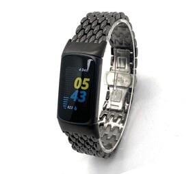 Strap-it® Fitbit Charge 6 Drachen Stahlarmband (Schwarz) Strap-it® Fitbit Charge 6 Drachen Stahlarmband (Schwarz)