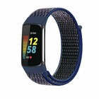 Strap-it® Strap-it Fitbit Charge 6 Nylon Armband (Indigo Blau)