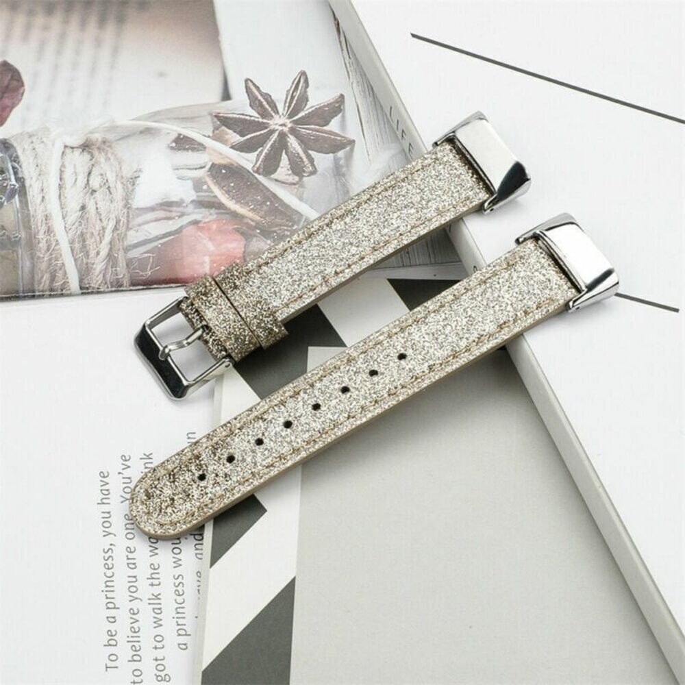 Strap-it® Strap-it Fitbit Charge 6 Leder Armband (Gold) Strap-it® Strap-it Fitbit Charge 6 Leder Armband (Gold)