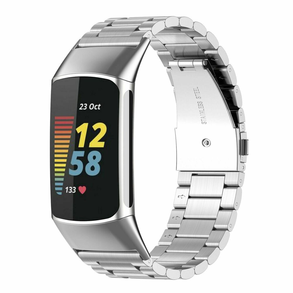 Fitbit Charge 6 Stahlarmband (Silber) 
