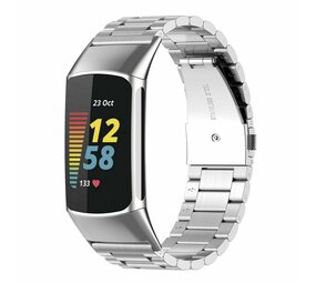 Strap-it® Fitbit Charge 6 Stahlarmband (Silber) Strap-it® Fitbit Charge 6 Stahlarmband (Silber)