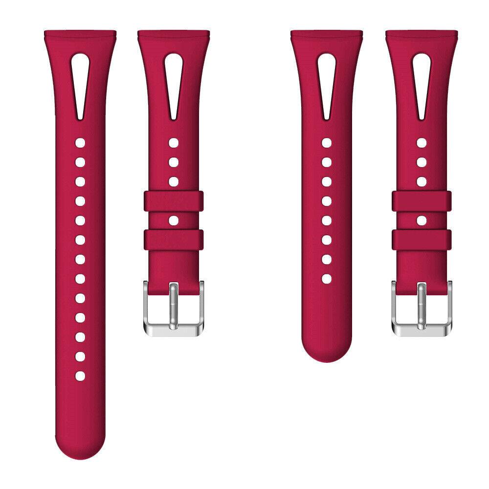 Strap-it® Strap-it Fitbit Sense 2 Luxus Silikon Armband (Rose-Rot) Strap-it® Strap-it Fitbit Sense 2 Luxus Silikon Armband (Rose-Rot)