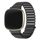 Strap-it® Fitbit Sense 2 Loop Stahlarmband (Schwarz) Strap-it® Fitbit Sense 2 Loop Stahlarmband (Schwarz)