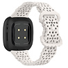Strap-it® Strap-it Fitbit Sense 2 Gemustertes Silikon Armband (Sandrosa) Strap-it® Strap-it Fitbit Sense 2 Gemustertes Silikon Armband (Sandrosa)