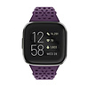 Strap-it® Strap-it Fitbit Versa 4 Gemustertes Silikon Armband (Lila) Strap-it® Strap-it Fitbit Versa 4 Gemustertes Silikon Armband (Lila)
