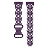Strap-it® Strap-it Fitbit Versa 4 Gemustertes Silikon Armband (Lila) Strap-it® Strap-it Fitbit Versa 4 Gemustertes Silikon Armband (Lila)