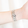 Strap-it® Strap-it Fitbit Charge 5 Metal Link Armband (Silber) Strap-it® Strap-it Fitbit Charge 5 Metal Link Armband (Silber)