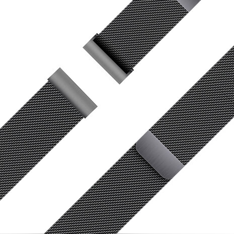 Bandz Bandz Samsung Galaxy Watch 3 41mm Milanese Loop Armband (Schwarz) Bandz Bandz Samsung Galaxy Watch 3 41mm Milanese Loop Armband (Schwarz)