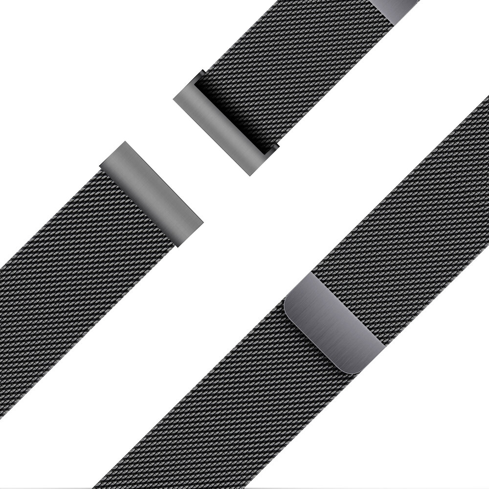 Bandz Bandz Amazfit GTS 2 Milanese Loop Armband (Schwarz) Bandz Bandz Amazfit GTS 2 Milanese Loop Armband (Schwarz)