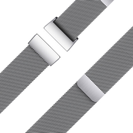 Bandz Bandz Fitbit Charge 4 Milanese Loop Armband (Silber) Bandz Bandz Fitbit Charge 4 Milanese Loop Armband (Silber)