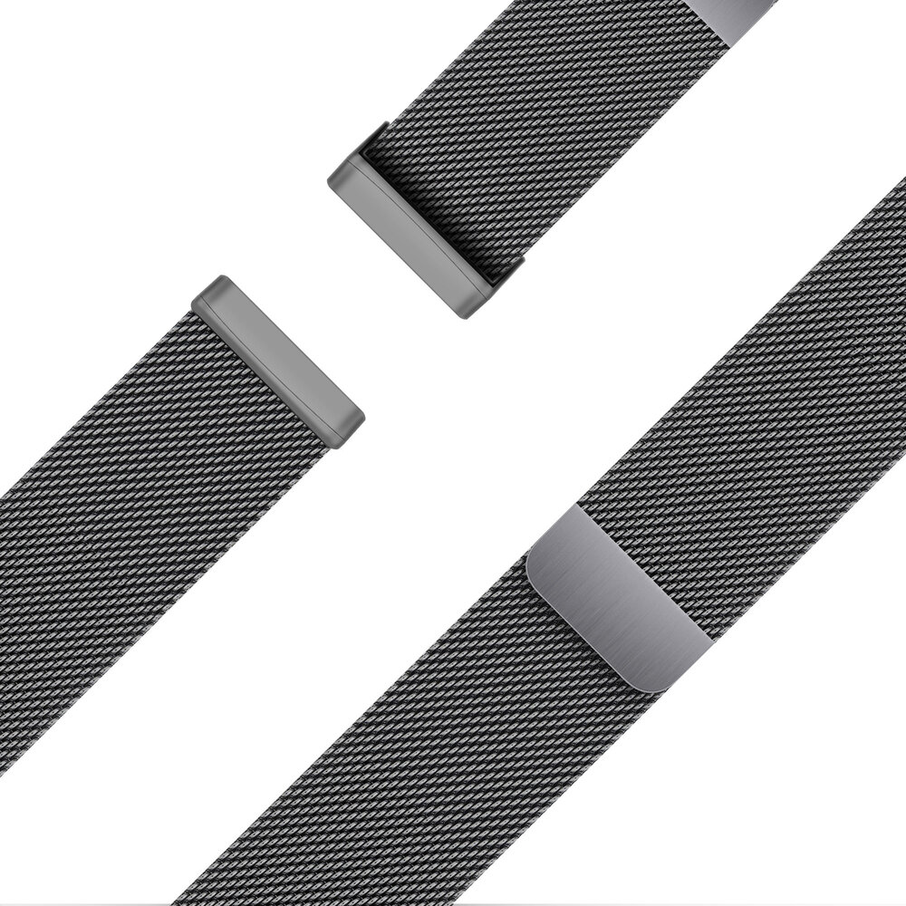 Bandz Bandz Fitbit Sense Milanese Loop Armband (Schwarz) Bandz Bandz Fitbit Sense Milanese Loop Armband (Schwarz)