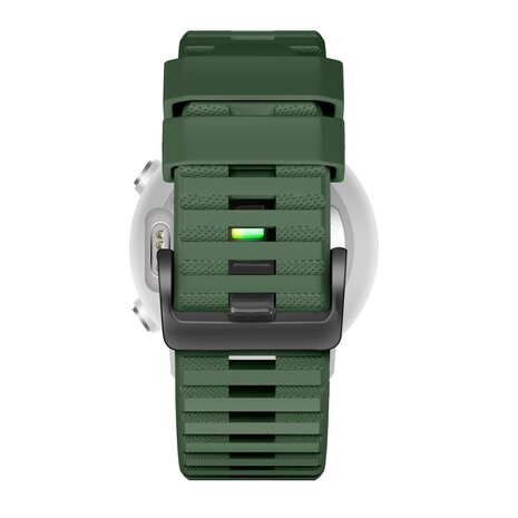 Bandz Bandz Garmin Fenix 5x / 6x Silikonarmband mit Schnallenverschluss (Dunkelgrün) Bandz Bandz Garmin Fenix 5x / 6x Silikonarmband mit Schnallenverschluss (Dunkelgrün)