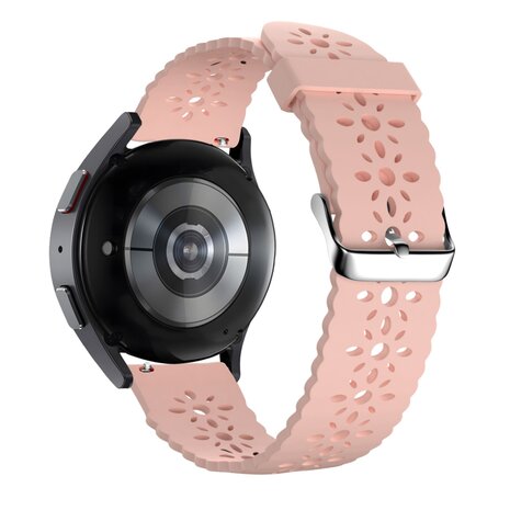 Bandz Bandz Polar Ignite 3 Silikonarmband mit Blumenmuster (Rosa)