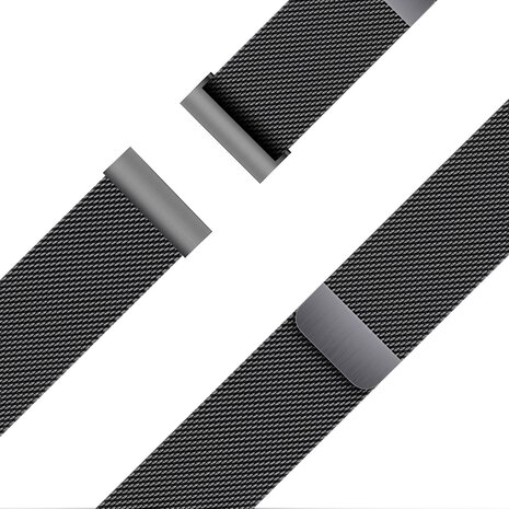 Bandz Bandz Polar Pacer Milanese Loop Armband (Schwarz) Bandz Bandz Polar Pacer Milanese Loop Armband (Schwarz)