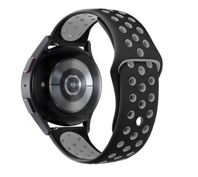 Bandz Bandz Samsung Galaxy Watch 4 44mm Sport Armband 'Deluxe' (Schwarz/Grau) Bandz Bandz Samsung Galaxy Watch 4 44mm Sport Armband 'Deluxe' (Schwarz/Grau)