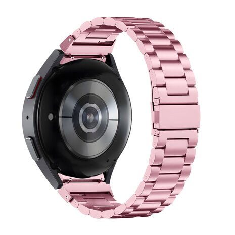 Bandz Bandz Samsung Galaxy Watch 5 - 40mm Klassisches Stahlenarmband (Rosa)