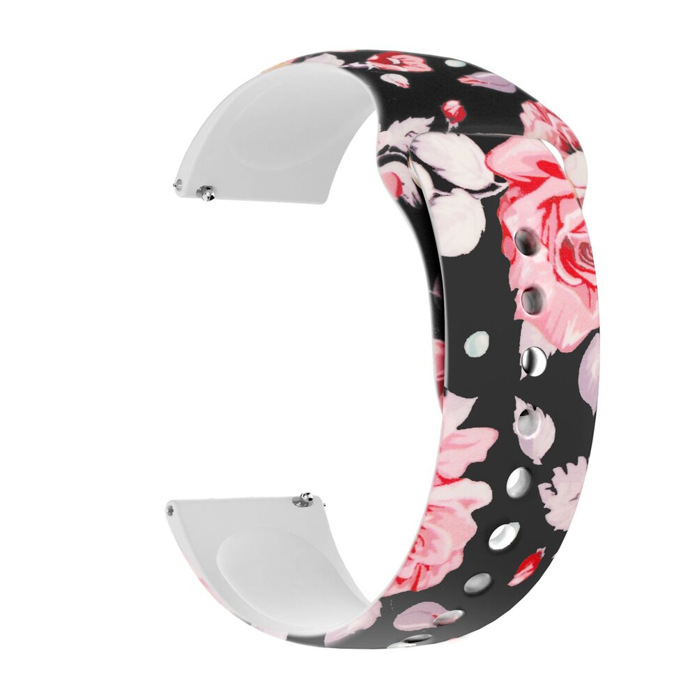 Bandz Bandz Samsung Galaxy Watch 5 Pro Silikon Armband 'Flowers'