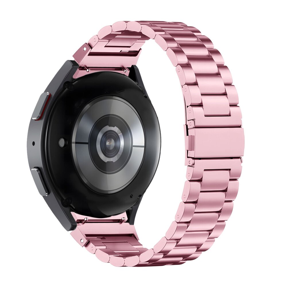 Bandz Bandz Samsung Galaxy Watch 6 - 44mm Klassisches Stahlenarmband (Rosa) Bandz Bandz Samsung Galaxy Watch 6 - 44mm Klassisches Stahlenarmband (Rosa)