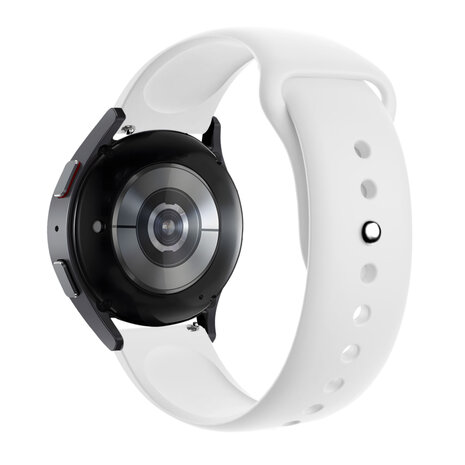 Bandz Bandz Samsung Galaxy Watch 6 Classic 43mm Sport Armband 'Deluxe' (Weiß) Bandz Bandz Samsung Galaxy Watch 6 Classic 43mm Sport Armband 'Deluxe' (Weiß)