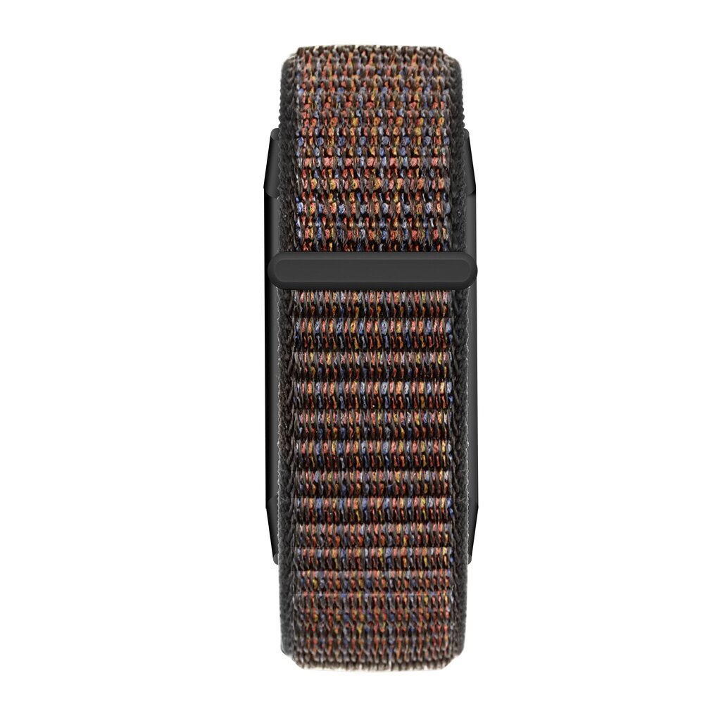 Bandz Bandz Fitbit Charge 6 Nylon Loop-band (Schwarz mix) Bandz Bandz Fitbit Charge 6 Nylon Loop-band (Schwarz mix)