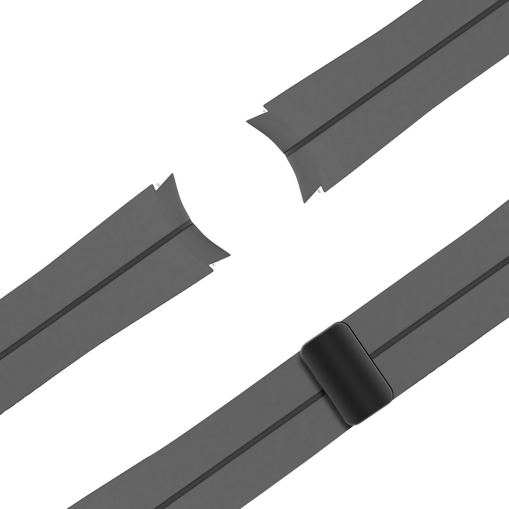 Bandz Bandz Samsung Galaxy Watch 6 - 40mm D-Buckle Silikonband (Dunkelgrau) Bandz Bandz Samsung Galaxy Watch 6 - 40mm D-Buckle Silikonband (Dunkelgrau)