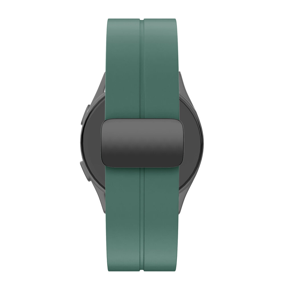 Bandz Bandz Samsung Galaxy Watch 6 Classic 47mm D-Buckle Silikonband (Dunkelgrün) Bandz Bandz Samsung Galaxy Watch 6 Classic 47mm D-Buckle Silikonband (Dunkelgrün)