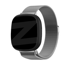 Bandz Bandz Fitbit Sense Milanese Loop Armband (Silber) Bandz Bandz Fitbit Sense Milanese Loop Armband (Silber)