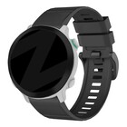 Bandz Bandz Garmin Fenix 7 Silikonarmband mit Schnallenverschluss (Schwarz)