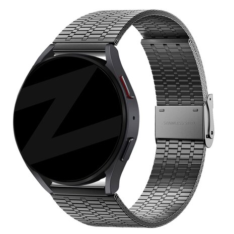 Bandz Bandz Huawei Watch 3 (Pro) Verstellbares Stahlenarmband (Schwarz)