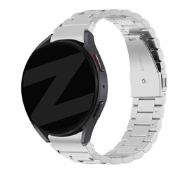 Bandz Bandz Samsung Galaxy Watch 4 - 44mm Klassisches Stahlenarmband (Silber) Bandz Bandz Samsung Galaxy Watch 4 - 44mm Klassisches Stahlenarmband (Silber)
