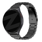 Bandz Bandz Samsung Galaxy Watch 4 - 44mm Klassisches Stahlenarmband (Schwarz)