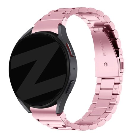 Bandz Bandz Samsung Galaxy Watch 5 - 40mm Klassisches Stahlenarmband (Rosa)