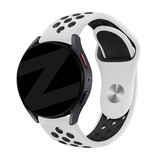 Bandz Bandz Xiaomi Amazfit Bip Sport Armband 'Deluxe' (Weiß/Schwarz) Bandz Bandz Xiaomi Amazfit Bip Sport Armband 'Deluxe' (Weiß/Schwarz)