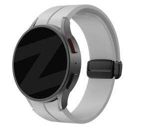 Bandz Bandz Samsung Galaxy Watch 5 - 44mm D-Buckle Silikonband (Grau) Bandz Bandz Samsung Galaxy Watch 5 - 44mm D-Buckle Silikonband (Grau)