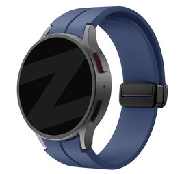 Bandz Bandz Samsung Galaxy Watch 6 Classic 47mm D-Buckle Silikonband (Dunkelblau) Bandz Bandz Samsung Galaxy Watch 6 Classic 47mm D-Buckle Silikonband (Dunkelblau)