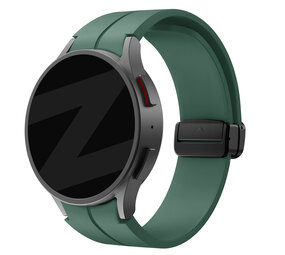 Bandz Bandz Samsung Galaxy Watch 6 Classic 47mm D-Buckle Silikonband (Dunkelgrün) Bandz Bandz Samsung Galaxy Watch 6 Classic 47mm D-Buckle Silikonband (Dunkelgrün)