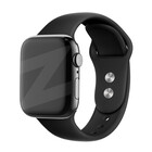 Bandz Bandz Apple Watch Dual-Snap Silikon Armband (Schwarz)
