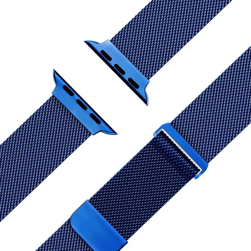 Bandz Bandz Apple Watch Milanese Loop Armband (Blau) Bandz Bandz Apple Watch Milanese Loop Armband (Blau)