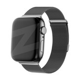 Bandz Bandz Apple Watch Milanese Loop Armband (Schwarz)