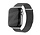 Bandz Apple Watch Milanese Loop Armband (Schwarz)