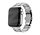 Bandz Apple Watch Stahlarmband Deluxe (Silber)