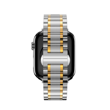 Bandz Bandz Apple Watch Stahlarmband Deluxe (Silber/Gold) Bandz Bandz Apple Watch Stahlarmband Deluxe (Silber/Gold)