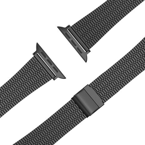 Bandz Bandz Apple Watch Verstellbares Stahlenarmband (Schwarz) Bandz Bandz Apple Watch Verstellbares Stahlenarmband (Schwarz)